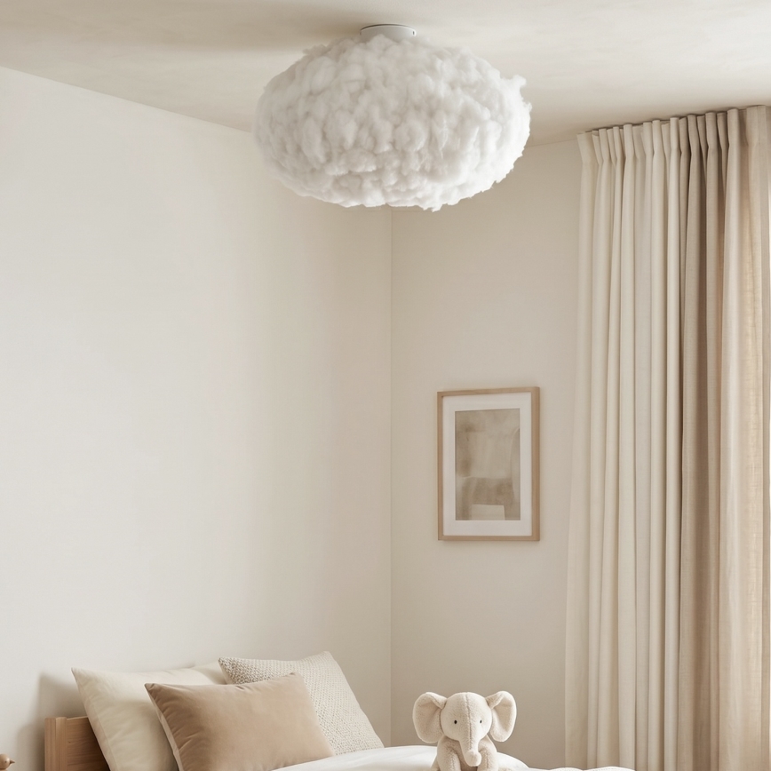 Brilagi - Griestu lampa SOLEAIR 2xE27/40W/230V diam. 60 cm balta