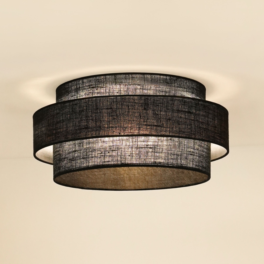 Brilagi - Griestu lampa SPACE YUTE LED/12W/230V d. 50 cm 3000K/4000K/6400K melna