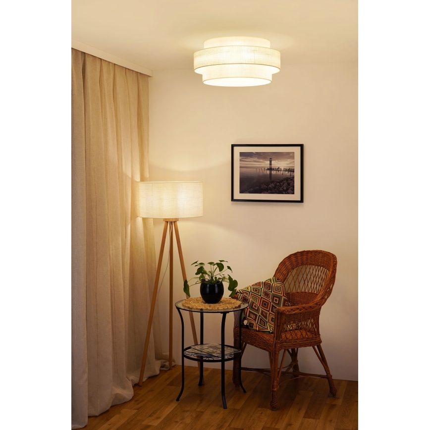 Brilagi - Griestu lampa SPACE YUTE LED/12W/230V d. 50 cm 3000K/4000K/6400K krēmkrāsa