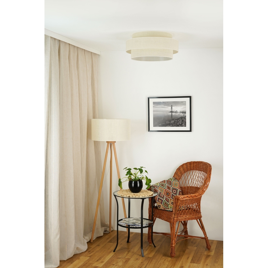 Brilagi - Griestu lampa SPACE YUTE LED/12W/230V d. 50 cm 3000K/4000K/6400K krēmkrāsa