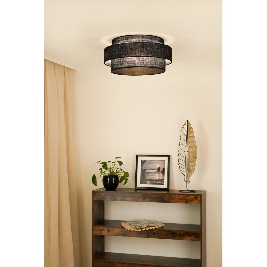 Brilagi - Griestu lampa SPACE YUTE LED/12W/230V d. 50 cm 3000K/4000K/6400K melna