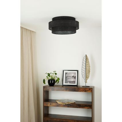 Brilagi - Griestu lampa SPACE YUTE LED/12W/230V d. 50 cm 3000K/4000K/6400K melna