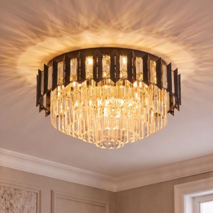 BRILAGI - Griestu lampa SPECTRA 5xE14/40W/230V Ø 48 cm melna