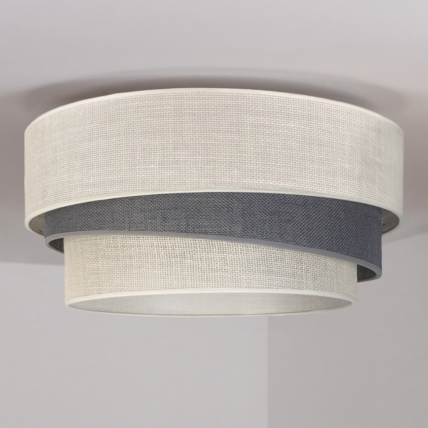 Brilagi - Griestu lampa TRIO 1xE27/60W/230V Ø 40 cm krēmkrāsa/pelēka