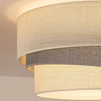 Brilagi - Griestu lampa TRIO 1xE27/60W/230V Ø 40 cm krēmkrāsa/pelēka