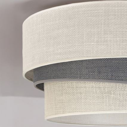 Brilagi - Griestu lampa TRIO 1xE27/60W/230V Ø 40 cm krēmkrāsa/pelēka