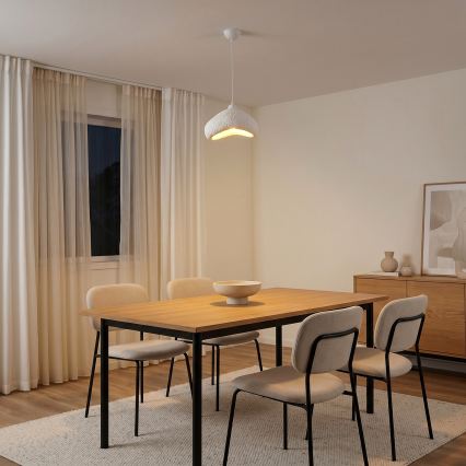 Brilagi - Griestu lampa uz kabeļa WABI SABI 1xE27/40W/230V Ø 30 cm balta