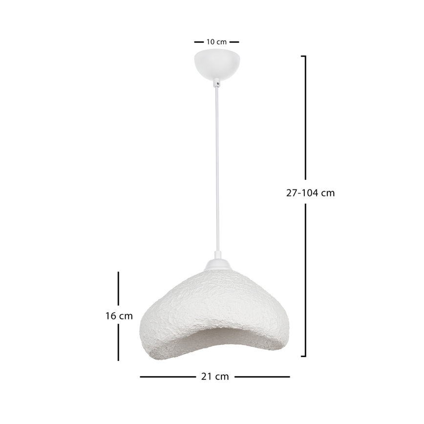 Brilagi - Griestu lampa uz kabeļa WABI SABI 1xE27/40W/230V Ø 30 cm balta