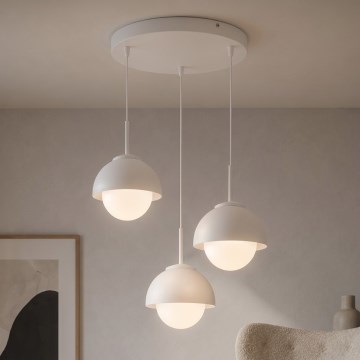 BRILAGI - Griestu lampa uz troses COSMO 3xE27/60W/230V balta/zelta