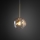 Brilagi - Griestu lampa uz vada VULCANO 1xG9/8W/230V zelta/dūmakaini bēša