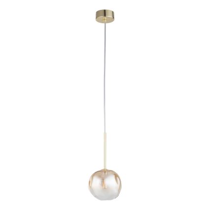 Brilagi - Griestu lampa uz vada VULCANO 1xG9/8W/230V zelta/dūmakaini bēša
