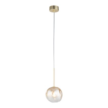 Brilagi - Griestu lampa uz vada VULCANO 1xG9/8W/230V zelta/dūmakaini bēša