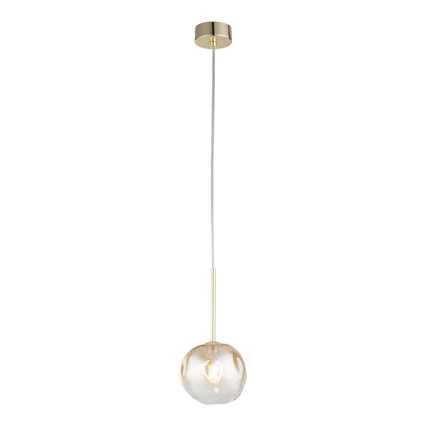 Brilagi - Griestu lampa uz vada VULCANO 1xG9/8W/230V zelta/dūmakaini bēša