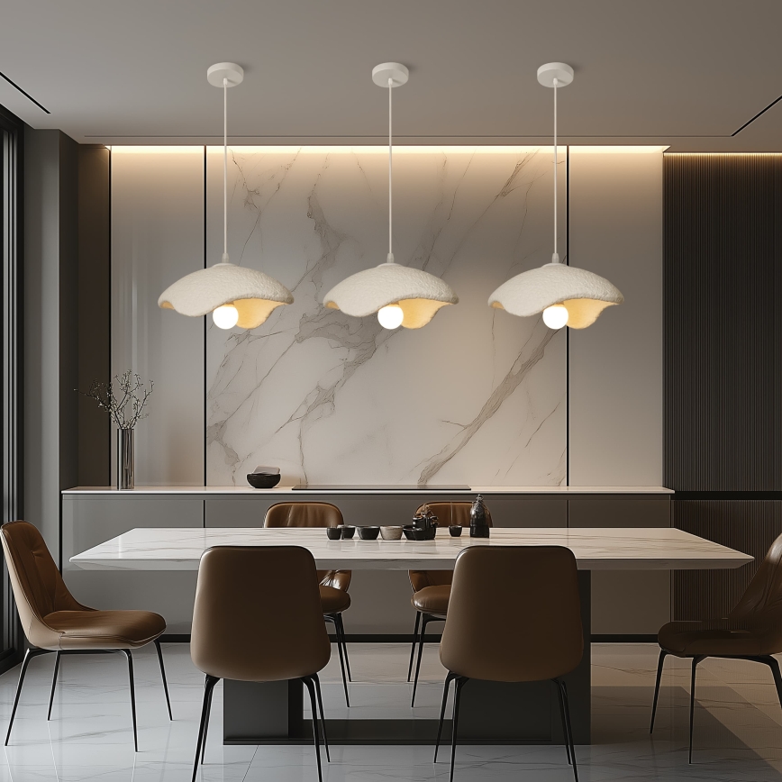 BRILAGI - Griestu lampa uz vada WABI SABI 1xE27/60W/230V Ø 30 cm balta