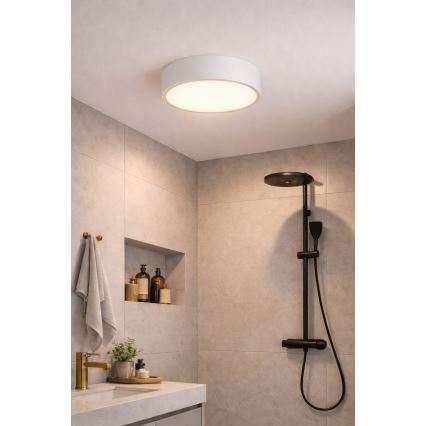 Brilagi - Griestu lampa vannas istabai POOL 5xE27/15W/230V Ø 60 cm IP54 balta