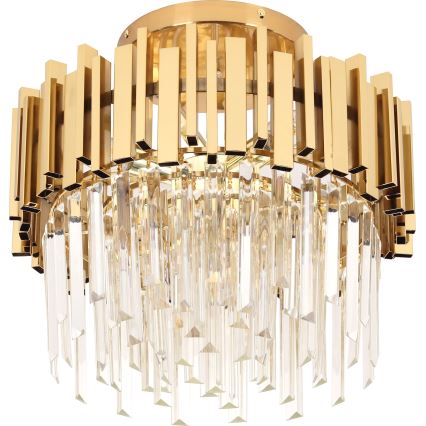 Brilagi - Griestu lampa VERVE 6xE14/40W/230V Ø 60 cm zelta krāsā