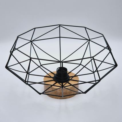 Brilagi - Griestu lampa WOODY BASKET 1xE27/60W/230V ozola valrieksts