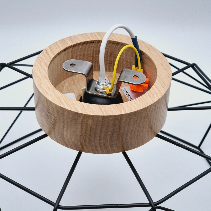 Brilagi - Griestu lampa WOODY BASKET 1xE27/60W/230V ozola valrieksts