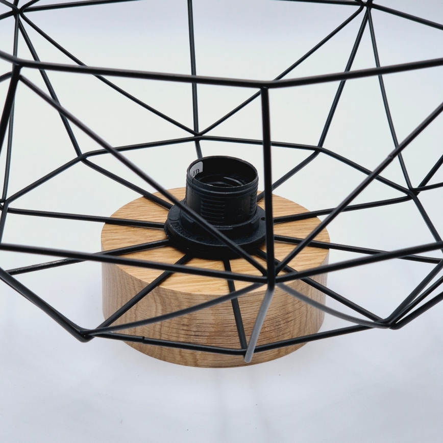 Brilagi - Griestu lampa WOODY BASKET 1xE27/60W/230V Ø 40 cm ozols/valrieksts