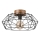 Brilagi - Griestu lampa WOODY BASKET 1xE27/60W/230V Ø 40 cm ozols/valrieksts