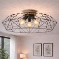 BRILAGI - Griestu lampa WOODY BASKET 3xE27/60W/230V Ø 80 cm ozols