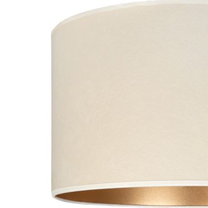 Brilagi - Griestu lustra ar kabeli VELVET 1xE27/60W/230V Ø 40 cm krēmkrāsa/zeltaina