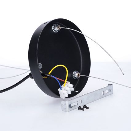 BRILAGI - griestu lustra SELE uz troses, 6xGU10/30W/230V, melna