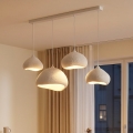 BRILAGI - Griestu lustra uz troses WABI SABI 4xE27/40W/230V balta