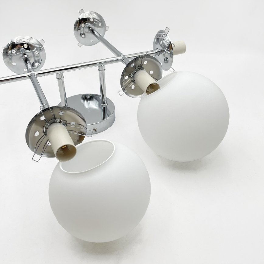 Brilagi - Griestu piestiprināmais lustrs MALONY 6xE14/20W/230V spīdīgs hroms