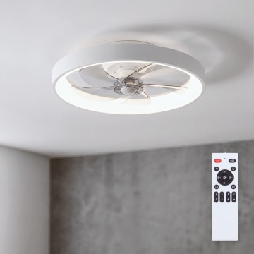 Brilagi - griestu ventilators ar aptumšojamu LED apgaismojumu LED/34W/230V 3000-6500K Ø 50 cm balts + tālvadības pults