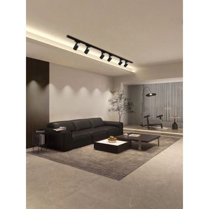 Brilagi - HUSKY sliežu sistēmas virziena gaismeklis 6xGU10/10W/230V melns