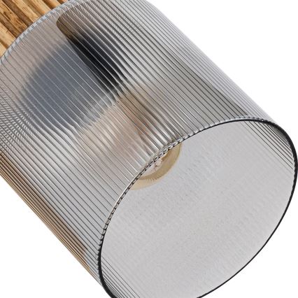 Brilagi - HYGGE spota gaismeklis 2xE14/15W/230V koka/dūmaina