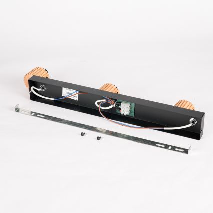 Brilagi - HYGGE virziena gaismeklis 3xE14/15W/230V melns/dūmots