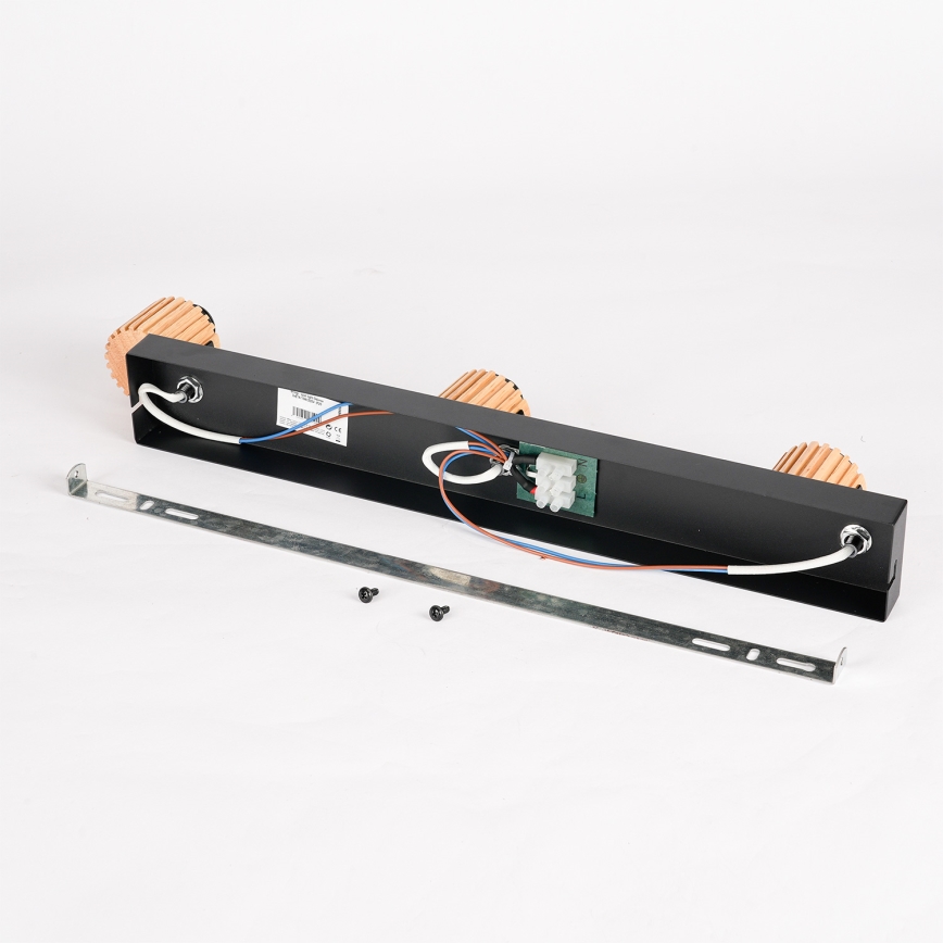 Brilagi - HYGGE virziena gaismeklis 3xE14/15W/230V melns/dūmots