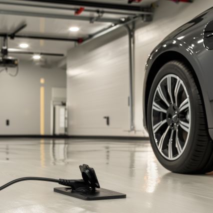 Brilagi - iebūvējama āra grīdas dubultkontaktligzda IP55, melna, taisnstūra