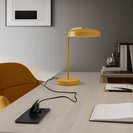 Brilagi - iebūvējama āra grīdas dubultkontaktligzda IP55, melna, taisnstūra