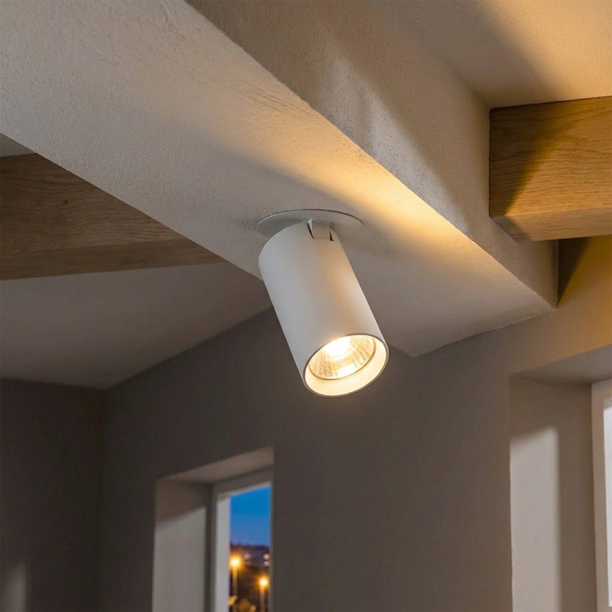 Brilagi - Iebūvējamais griestu gaismeklis SELE 1xGU10/30W/230V balts