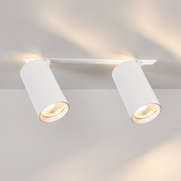 Brilagi - iebūvējamais griestu gaismeklis SELE 2xGU10/30W/230V balts