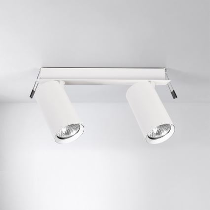 Brilagi - iebūvējamais griestu gaismeklis SELE 2xGU10/30W/230V balts