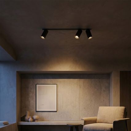 Brilagi - Iebūvējamais griestu gaismeklis SELE 3xGU10/30W/230V, melns