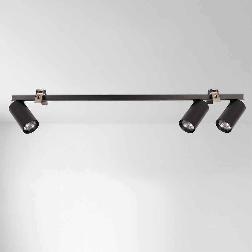 Brilagi - Iebūvējamais griestu gaismeklis SELE 3xGU10/30W/230V, melns