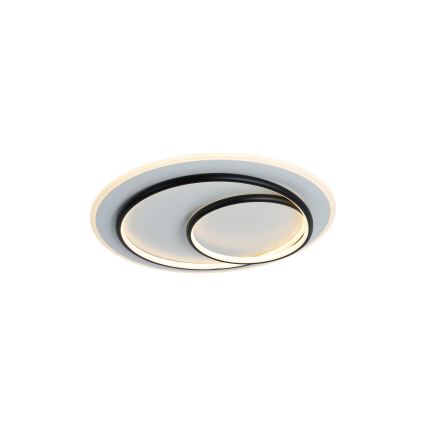 Brilagi - dimējama LED griestu lampa IRIS LED/70W/230V 3000-6000K Ø 50 cm balta/melna + tālvadības pults
