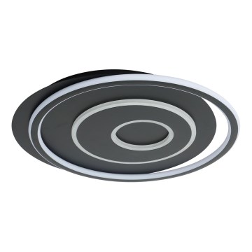 Brilagi - IRIS LED griestu gaismeklis ar regulējamu spilgtumu 83W/230V 3000-6000K 46x50 cm melns + tālvadības pults