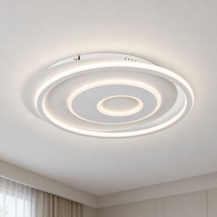 BRILAGI - LED dimmējams griestu gaismeklis IRIS LED/83W/230V 3000-6000K 46x50 cm balts + tālvadības pults