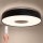 Brilagi - JAMIS LED griestu gaismeklis ar regulējamu spilgtumu LED/48W/230V 3000-6500K Ø 39 cm melns + tālvadības pults