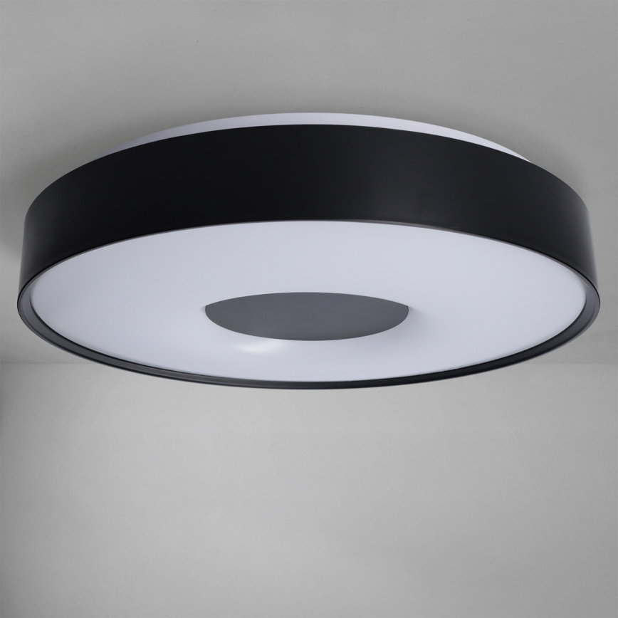 Brilagi - JAMIS LED griestu gaismeklis ar regulējamu spilgtumu LED/48W/230V 3000-6500K Ø 39 cm melns + tālvadības pults