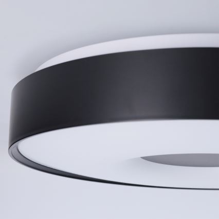 Brilagi - JAMIS LED griestu gaismeklis ar regulējamu spilgtumu LED/48W/230V 3000-6500K Ø 39 cm melns + tālvadības pults