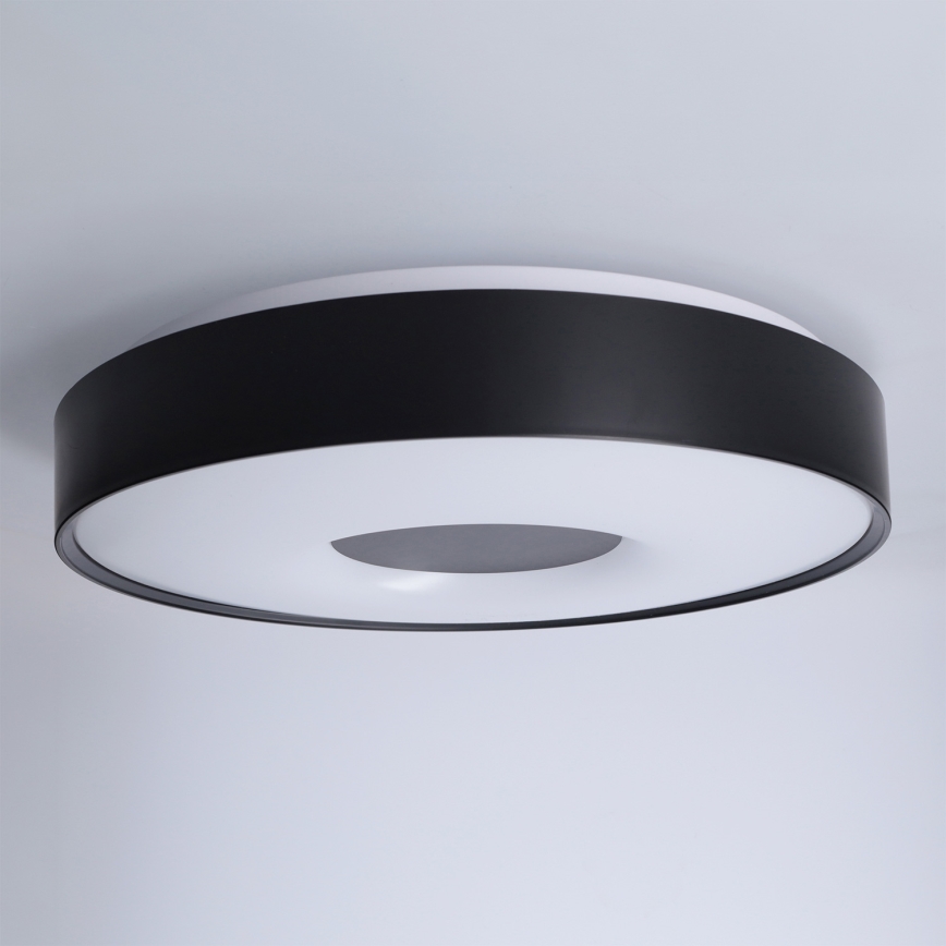 Brilagi - JAMIS LED griestu gaismeklis ar regulējamu spilgtumu LED/48W/230V 3000-6500K Ø 39 cm melns + tālvadības pults