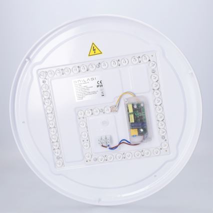 Brilagi - JAMIS LED griestu gaismeklis ar regulējamu spilgtumu LED/48W/230V 3000-6500K Ø 39 cm melns + tālvadības pults