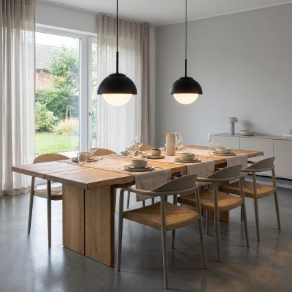 BRILAGI - Karājamā lampa uz vada COSMO 1xE27/60W/230V Ø 18 cm melna